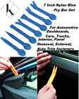 Katzco 7 Piece Pry Bar Set Inch Nylon Blue For Automotive Dashboards Cars Truck 743841487295