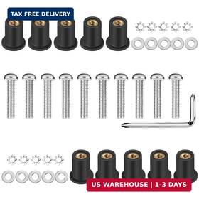 Tl-162 Kekykm Headlight Bucket Nacelle Well Nut Kit For Harley Touring Road King Glide El