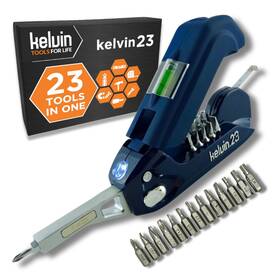 Kelvin 628110995483 Tools 23 Urban Multi Tool Screwdriver Set All In One With 16 Bit Tape Me