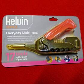 Kelvin Tools 614458741714 - The Everyday Multi-tool -17 In One With Flashlight New