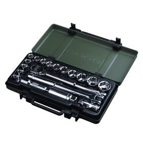 Kesi 883775807551 Tool Socket Set 19piece 3/8 Inch Drive 90t Ultra Torque Ratchet Antistripped Sockets