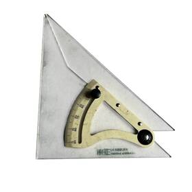 0212 Keuffel & Esser K&e 57 8 Inch Drafting Triangle Protractor Tool Vintage Usa