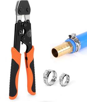 Kf-8607a Kf Cptec Pex Clamp Tool For 1/2 Inch And 3/4 Rings - Pipe C