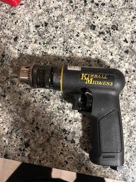 84-567 Kimball Midwest 3/8 Reversible Variable Speed Mini Air Drill
