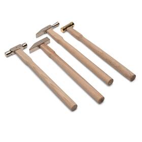 Kings County Tools 763961667162 Set Of Four Long-handle Small Hammers Ideal For Craft And Hobby Projects