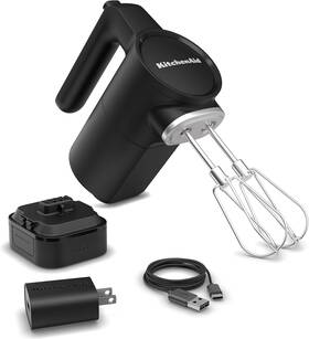 Khmb732sp Kitchenaid Go Cordless Hand Mixer Shaded Palm Battery Included Plus Excellent