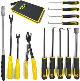 Kje-aps13cs Kje 13-piece Automotive Pick And Hook Set With O-ring Hose Right A