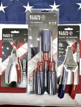 D275574 Klein Tools American Forged Limited Edition 3 Piece Tool Set. Factory Sealed
