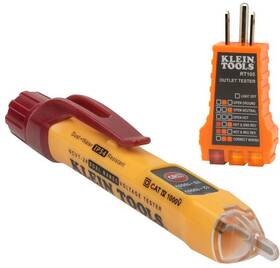 Klein Tools 092644693274 Dual Range Ncvt Electrical Test Kit Receptacle Tester Ncvt2pkit