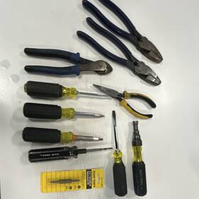 32478 Klein Tools 10-piece Tool Set Pliers Screwdrivers Nut Drivers