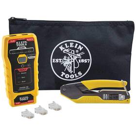 Klein Tools 445017560551 Cable Installation Tool Set Pass-thru Tester Kit Components