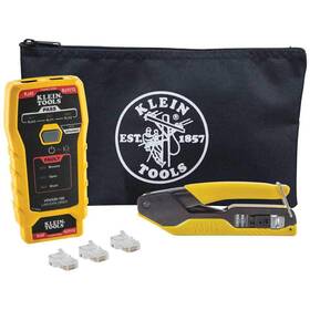Klein Tools 445040027038 Cable Installation Tool Set Pass-thru Tester Kit Components