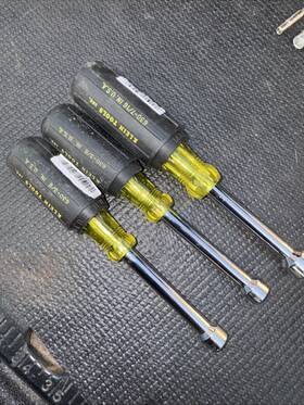 630-3 Klein Tools 630-7 3pc Usa Nos Nutdriver Set 3 8 7/16 2 630-3/8 630-7/16 Sae