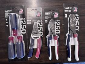 804432250 Klein Tools 250th Usa Anniversary Entire 6 Piece Tool Set Red White And Blue
