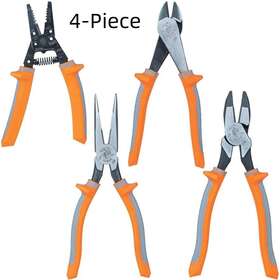 9417r Klein Tools Insulated Plier And Wire Stripper Tool Set Side-cutter New