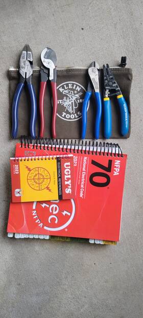 Nec2023 Klein Tools Electricians Bundle Includes Tabbed Uglys Inc And With Bag