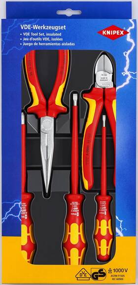 13vde Knipex 003773043287 00 20 Tool Set 5 Piece
