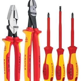 Knipex 843221005573 Linesmans Hand Pliers/screwdriver Tool Set 5-pieces 1000v Insulated
