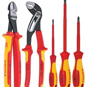 Knipex 843221006921 Automotive Pliers Screwdriver Tool Set 1000-volt Insulated 5-piece