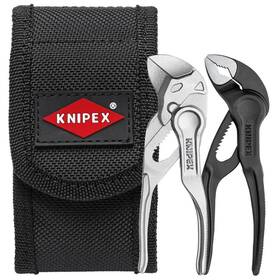 Knipex 843221011772 Mini Pliers Set Xs Texturized Handles With Belt Pouch Slim Head 2-piece