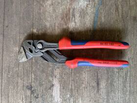Sw40 Knipex Pliers 7 1/4 Inch Wrench Comfort Grip Handles Adjustable Joint Black New
