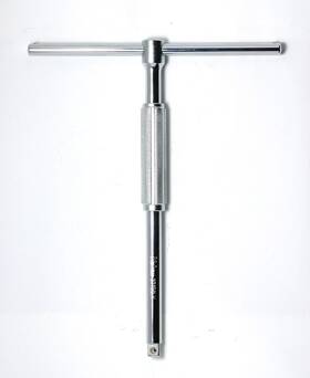 Ko-ken 3715slk Ko-ken T Handle 3/8 Square Length 236 X 200mm Sliding Bar Free Turn Grip