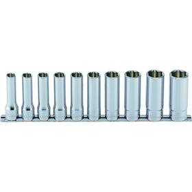 Rs4310m Ko-ken Rs4310m/10 Socket Set 10-22mm Surface 300mm 10 Pieces 1/2 Sq. Drive