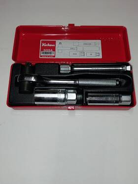 3225a Ko-ken Tools Koken 3/8 Sq. Dr. Torque Ratchet Set For Spark Plug 4 Pieces