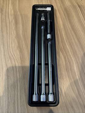 Ko-ken Tools Pk2760/6 Koken 1/4 Sq. Dr. Extension Bar Set 28-250mm Abs Tray 6 Pieces