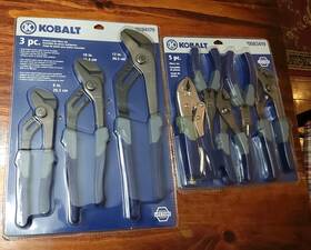 0284370 Kobalt 0083419 5 Piece Pliers Set And 3 Sealed
