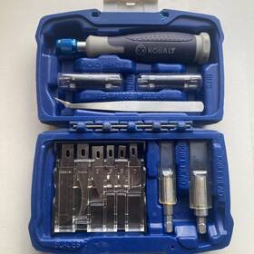 0525794 Kobalt 36 Pcs Precision Knife Set In Case. Excellent Condition