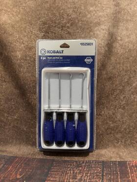 0525831 Kobalt #0525831 4pc. Hook And Pick Set