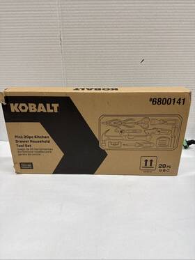 Kobalt 194767561543 20 -piece Pink Household Tool Set With Hard Case