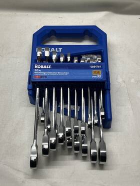 2884761 Kobalt Pro 90 Ratcheting Combination Wrench Set 20pc Sae/metric