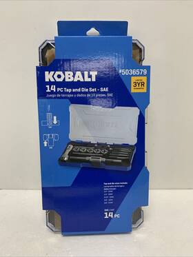 5036579 Kobalt 14 Pc Tap And Die Set Sae Item #630