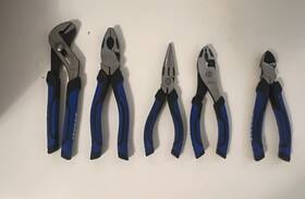 55754 Kobalt 5 Piece Pliers Household Tool Set General Repair Kit