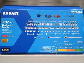 5706496 Kobalt 297 Pc Mechanics Tool Set # New Quick Sale