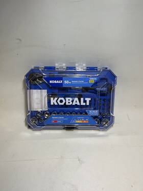 5996330 Kobalt 50pc Mechanics Tool Set 1/4 Inch And 3/8