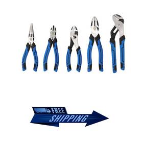 6273704 Kobalt 5 Piece Pliers Set Grip Cutting Tools Free Ship