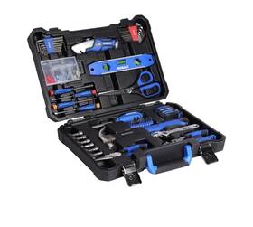 6813799 Kobalt 158-piece Household Tool Set With Hard Shell Box Case
