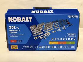 6872458 Kobalt 302pc Mechanics Tool Set