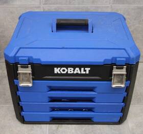 81700 Kobalt Mechanics Tool Set 4-drawer Case Hand 305 Piece Polished Chrome