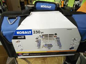 81763 Kobalt 230-piece Household Tool Set With Soft Case Model #81763