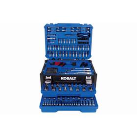 Mo53414 Kobalt 297-piece Standard And Metric Polished Chrome Mechanics Tool Set With Case