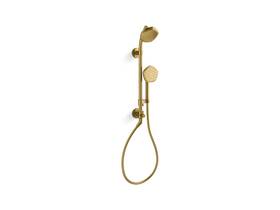 Kohler 195711013323 Hydrorail-s Occasion Shower Column Kit 1.75 Vibrant Brushed Moderne Brass