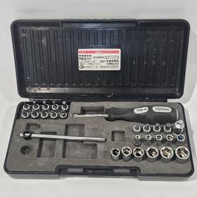 P2258m Koken Japan 1/4 Inch Square Drive Socket Set 6point Incomplete Read
