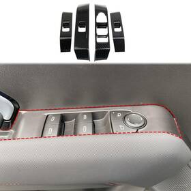 24jb-04chco-203 Korlot Carbon Fiber Style Window Lift Trim Switch Panel Cover Accessories For