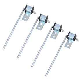 Kz5598 Kzdaz Kz5598#n4 4 Pcs Heavy Duty Exhaust Hanger Rod - 3/8 Inch 10 Long Muffler Exha