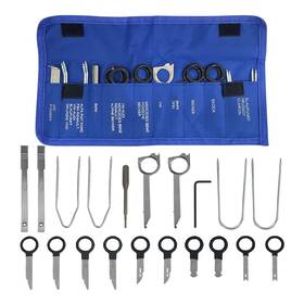 Lainloy-lnoy-212 Lainloy 20pcs Car Radio Removal Tool Kit Professional Tooling Audio Stereo Cd Pl