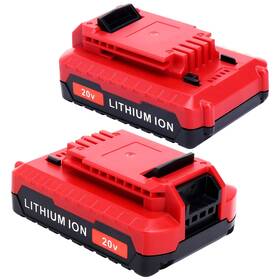 Pcc680l Lasica 2pack Compatible With Porter Cable 3.0ah 20v Battery Replacement For